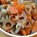 Shimay☆'s cooksnap of when they made 豚肉入りで大満足♪れんこんのきんぴら.