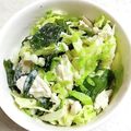 クックGB6431☆'s cooksnap of when they made キャベツと鳥むね肉のごまマヨ和え.