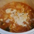 あっつん３'s cooksnap of when they made じゃがいもとチーズのキムチ鍋.