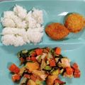 まめくろ's cooksnap of when they made 幼児食に☆鮭のちゃんちゃん焼き.