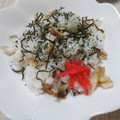ぱふ♪'s cooksnap of when they made 我が家の簡単♪あじの干物の混ぜご飯.