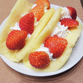 はらぺこぶーさん's cooksnap of when they made 簡単☆HMでいちごのオムレット♪.