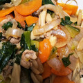 プクこ's cooksnap of when they made 豚肉と小松菜のオイスター炒め.