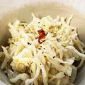 のんのんSTELLA's cooksnap of when they made チーズがからまる切干大根ぺペロンチーノ.
