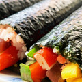 のんのんSTELLA's cooksnap of when they made 以外と簡単☆太巻き（巻き方写真付き♪）.