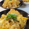 ｸﾏﾘｴ's cooksnap of when they made 簡単・新玉ねぎ入り、かき揚げ玉子丼！.