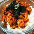 SaChi_2020's cooksnap of when they made 2分で出来ちゃう♪キムチ納豆豆腐.