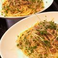クックLT6U1E☆'s cooksnap of when they made サバ缶☆水菜の和風パスタ.