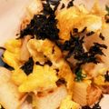 butter314's cooksnap of when they made サクサクフワトロ！？山芋と卵の塩胡椒炒め.