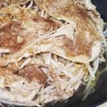 あさここなっつ's cooksnap of when they made 白菜高いから節約！もやしと豚肉の重ね蒸し.