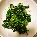 ˚✧₊⁎ゆう˚✧₊⁎'s cooksnap of when they made 簡単10分で♡ほうれん草の塩昆布あえ.