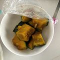 たるちゃん1973's cooksnap of when they made レンジとめんつゆ♪かぼちゃのホッコリ煮物.