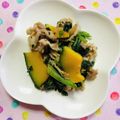 チェックのミニくま's cooksnap of when they made 南瓜とほうれん草の塩麹炒め⭐︎免疫力up.