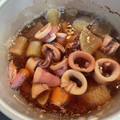 okamelove's cooksnap of when they made ヤリイカと大根の煮付け　.