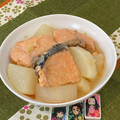 子犬の散歩's cooksnap of when they made 鮭と大根の味噌炒め～しょうがも入れて～.