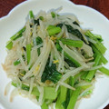 クックVOY1Q3☆'s cooksnap of when they made 簡単♪もやしと小松菜のナムル.