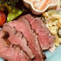 ちぱちぱさん's cooksnap of when they made 湯煎で簡単おうちでローストビーフ！.