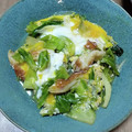優君のばあば's cooksnap of when they made 簡単☆５分で完成☆竹輪とキャベツの卵とじ.