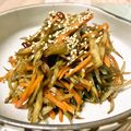 めかまはぉ's cooksnap of when they made 【農家のレシピ】きんぴらごぼう.