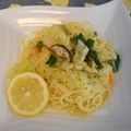 ららこーら's cooksnap of when they made 南イタリア風ズッキーニのレモン風味パスタ.