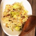 ぬぅぴぃ☆'s cooksnap of when they made パパっと作れる！簡単　鮭レタスチャーハン.
