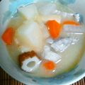 バウンド's cooksnap of when they made 竹輪とじゃが芋入り！豚汁!.