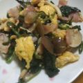あやひろゆり's cooksnap of when they made 卵とほうれん草のバター醤油炒め♪.