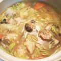 クックE662AA☆'s cooksnap of when they made 鍋の素不要！鶏がらだしで【鶏鍋】とり鍋.