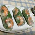 Mi〜ちゃん's cooksnap of when they made ヘルシー！海老とアボガドと豆腐の生春巻き.