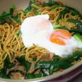生誕１９７３年独身男's cooksnap of when they made ぜひぜひお試しあれ☆肉味噌焼きそば.