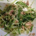 RisaKosu's cooksnap of when they made 子供もモグモグ♬水菜とツナのごま和え.
