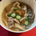 クックC7X587☆'s cooksnap of when they made 豚肉入りトロネバ椀.