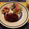 White☆Lily's cooksnap of when they made 炒めない玉葱で♪簡単ふわふわハンバーグ.