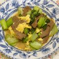 youtapapa's cooksnap of when they made 牛肉とチンゲン菜と卵のオイスター炒め.