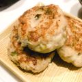satomi_A's cooksnap of when they made 鶏ひき肉のふわふわはんぺんバーグ.