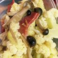 aokin0u0's cooksnap of when they made カリフラワーとハムのソテー.