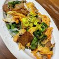 Chaccoooo's cooksnap of when they made 菜花とベーコンとフワフワ卵の炒めもの.