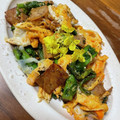Chaccoooo's cooksnap of when they made 菜花とベーコンとフワフワ卵の炒めもの.