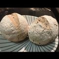 こっちゃん：）'s cooksnap of when they made 材料３つ★発酵なしの薄力粉パン♪.