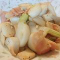 クックA9C9DK☆'s cooksnap of when they made かぶ&エリンギ&ベーコンの炒め物.