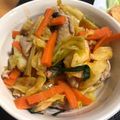 kokko37's cooksnap of when they made 豚肉・キャベツ・にんじんのピリ辛炒め.