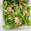 りこわか's cooksnap of when they made 簡単！無限ピーマン(*^^*).