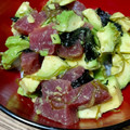 yupi☆★'s cooksnap of when they made 自慢のアヒポケ♪オゴの代わりに使うのは？.