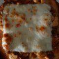 ネコみーさん's cooksnap of when they made 麻婆豆腐トースト☆リメイク.