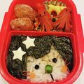 つぼくんママ's cooksnap of when they made ひょっこり！海苔弁ねこちゃん＊キャラ弁.