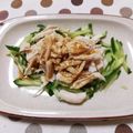 ﾁｲﾁｬﾝﾏﾏ's cooksnap of when they made レンジでしっとり♫特製ダレのバンバンジー.