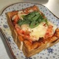 きらり流れ星's cooksnap of when they made 厚揚げのキムチチーズ田楽.