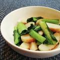 ☆のん☆☆'s cooksnap of when they made 残ったかまぼこで小松菜炒め.