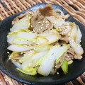 料理男子部's cooksnap of when they made 豚肉と白菜と長ネギ炒め.