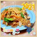 海理ママ's cooksnap of when they made みりんが隠し味！ソース焼きそば♪.